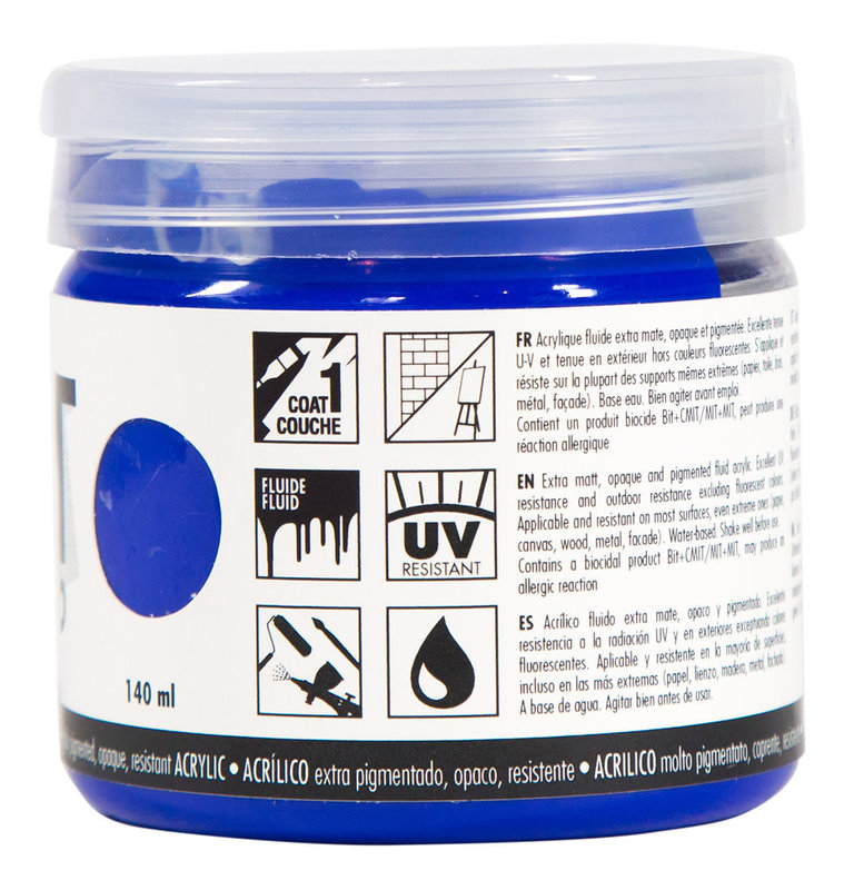 PEBEO Acrylic Matte Pub 140 ml - Ultramarine Blue