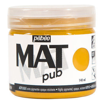 PEBEO Mat Pub Peinture acrylique 140 ml Ocre jaune
