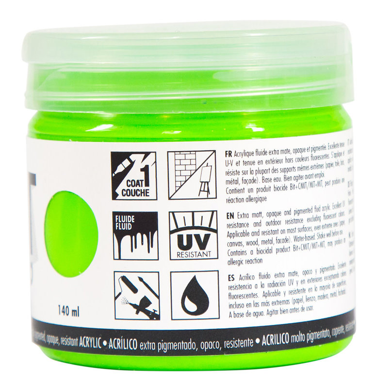 PEBEO Acrylique Mat Pub 140 Ml Vert Fluorescent