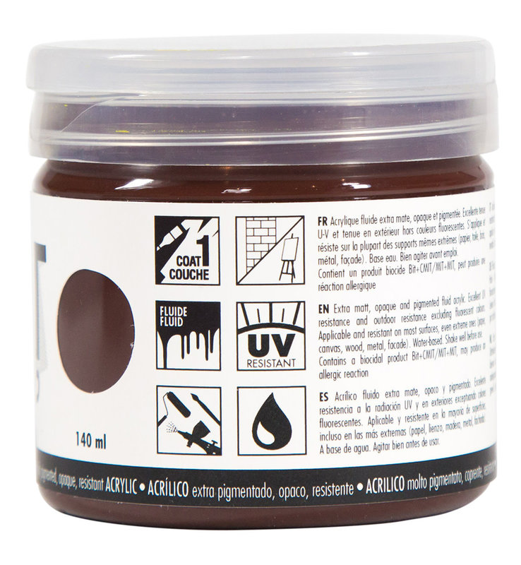 PEBEO Acrylic Matte Pub 140 ml - Burnt Shadow