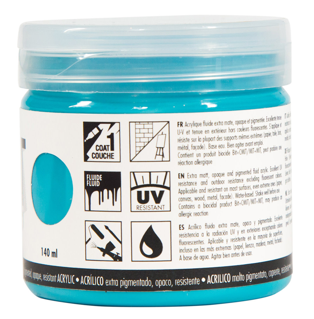 PEBEO Acrylique Mat Pub 140 Ml Bleu Turquoise