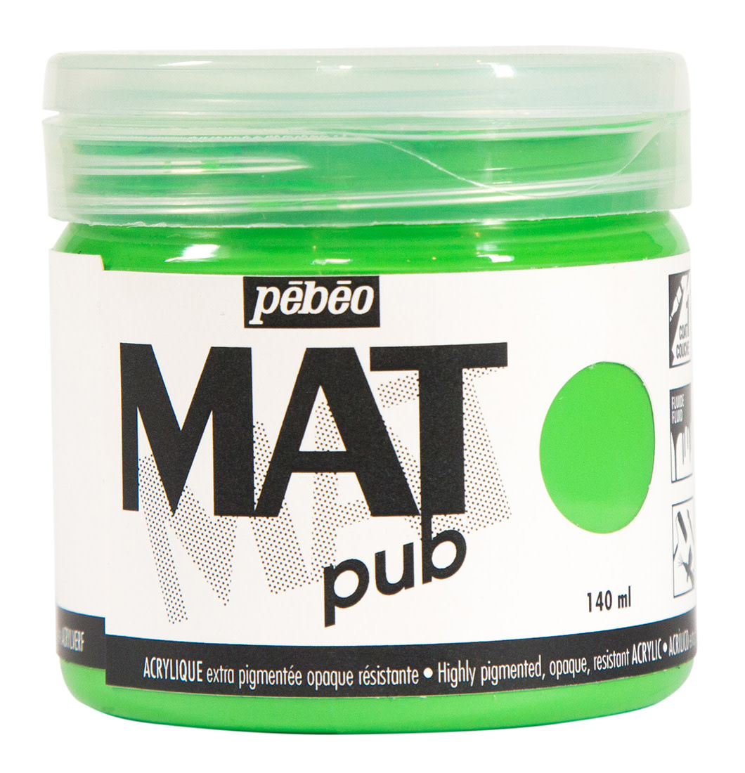 PEBEO Acrylique Mat Pub 140 Ml Vert Lumiere