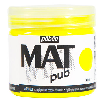 PEBEO Acrylique Mat Pub 140 Ml Jaune Fluorescent