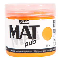 PEBEO Acrylique Mat Pub 140 Ml Orange Fluorescent
