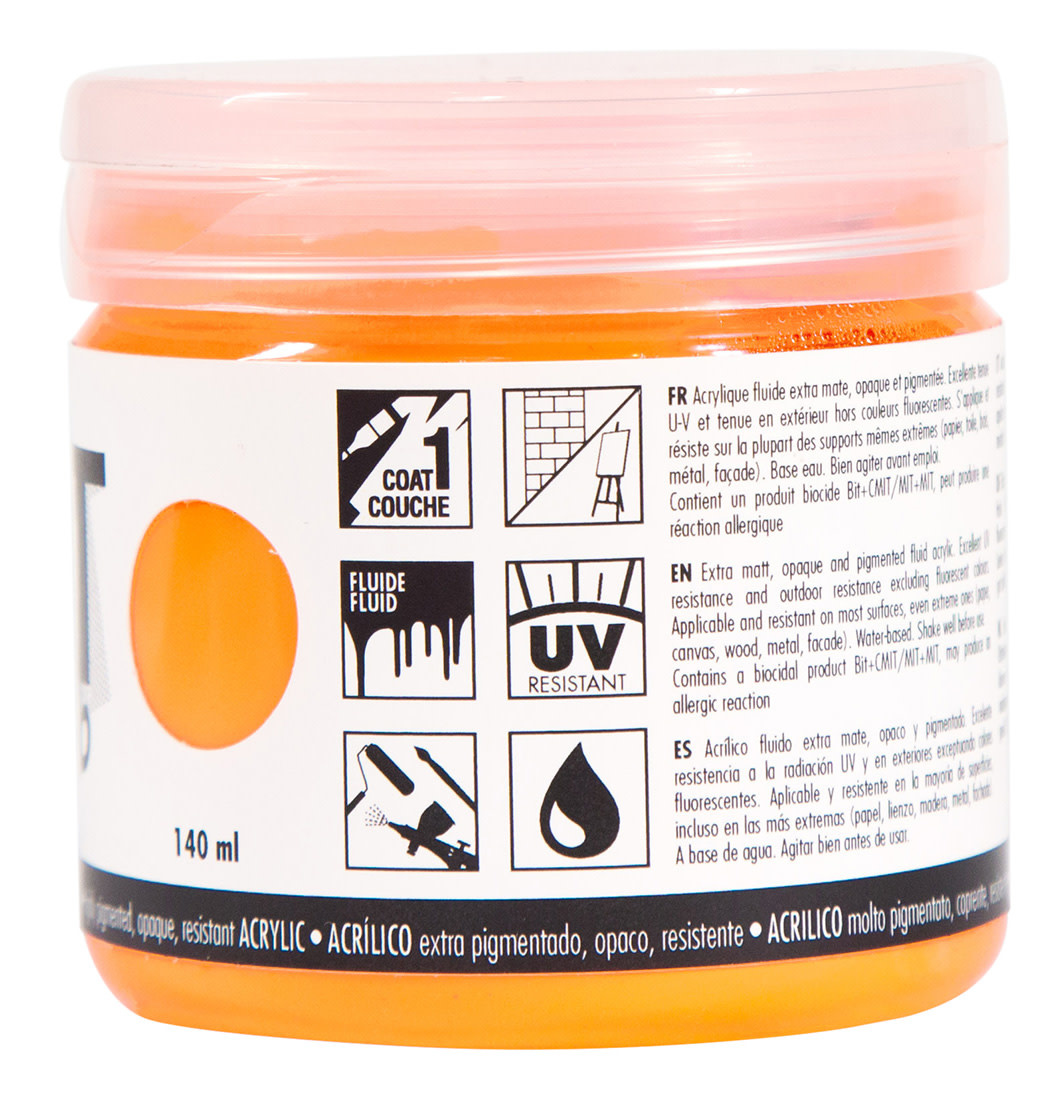 PEBEO Acrylique Mat Pub 140 Ml Orange Fluorescent