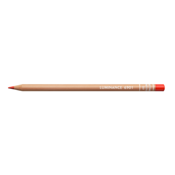 CARAN D'ACHE Crayon de couleur Luminance 6901® - Rouge Permanent