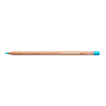 CARAN D'ACHE Crayon de couleur Luminance 6901® - Bleu Turquoise