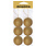 DECOPATCH Bag of 6 balls with golden cord 6cm