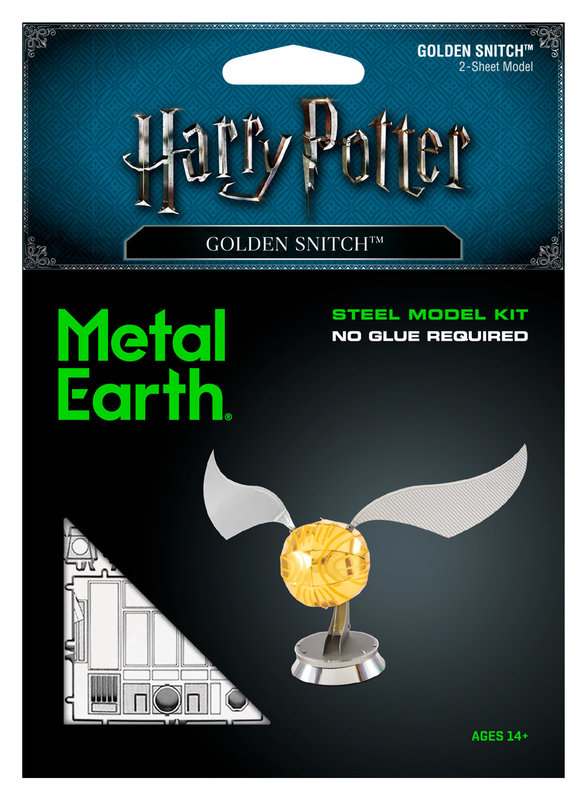 METAL EARTH Maquette Harry Potter - Vif d'Or (12,5x8,6x7,1cm)