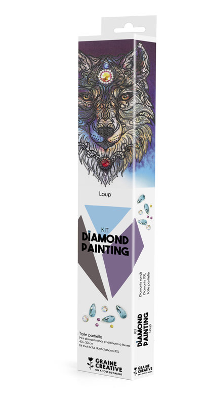 GRAINE CREATIVE Diamond Painting Loup