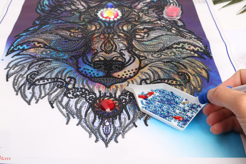GRAINE CREATIVE Diamond Painting Loup