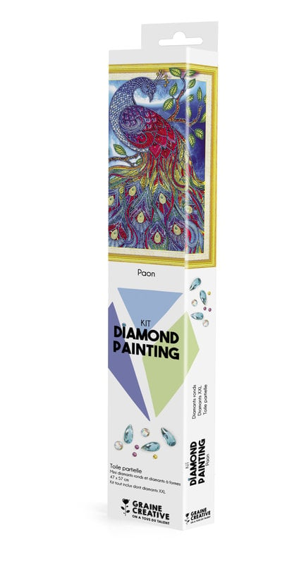 GRAINE CREATIVE Diamond Painting Paon