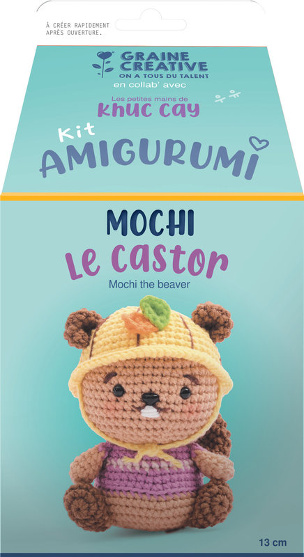 GRAINE CREATIVE Kit Minigurumi Castor