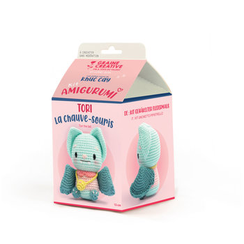 GRAINE CREATIVE Kit Minigurumi Tori la Chauve-Souris 13cm