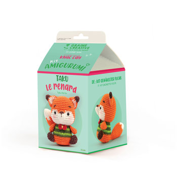 GRAINE CREATIVE Kit Minigurumi Taku le Renard 13cm