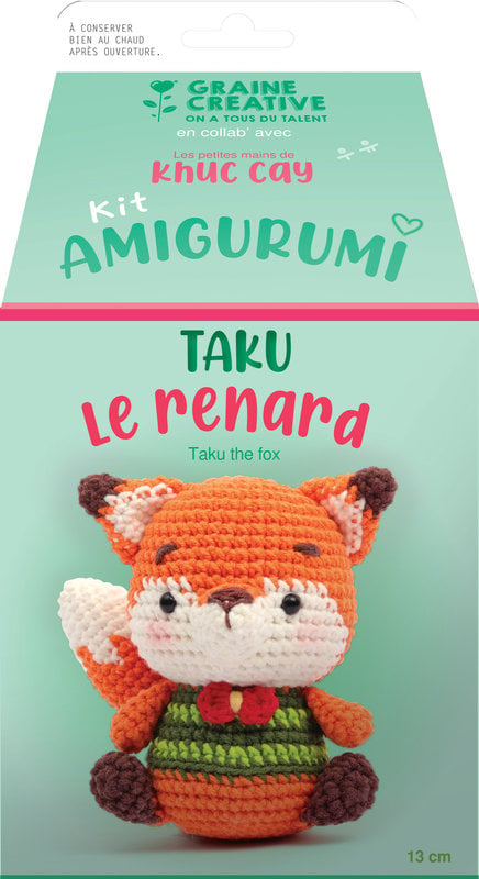 GRAINE CREATIVE KIT AMIGURUMI fox 130 x 260 x 130 mm