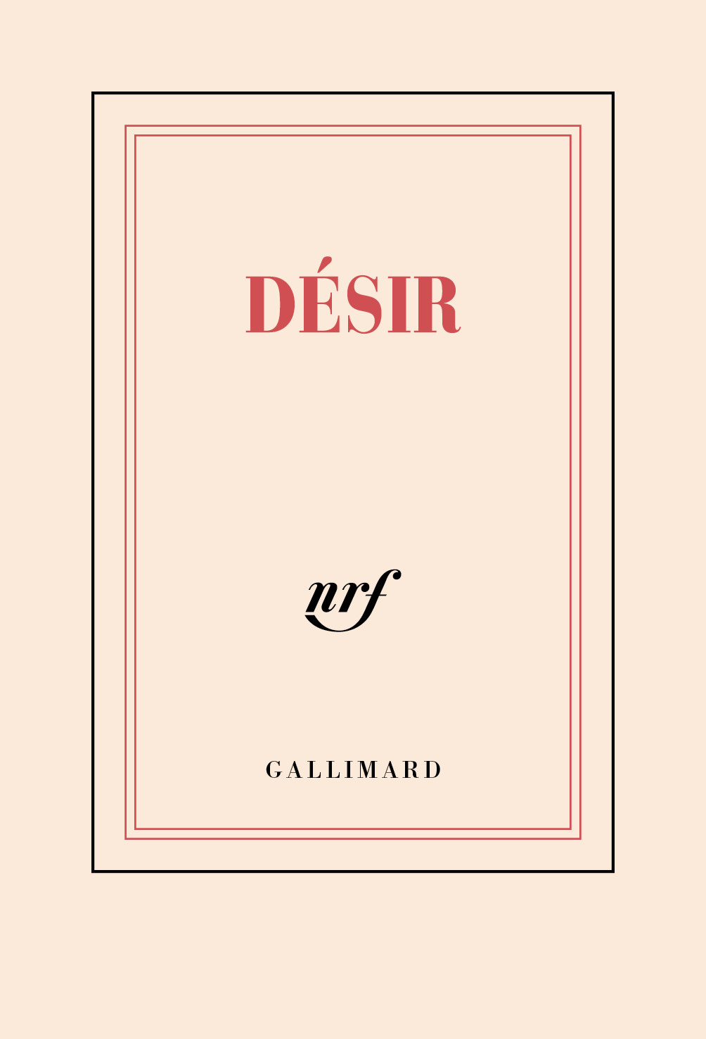 GALLIMARD Carnet poche - Désir