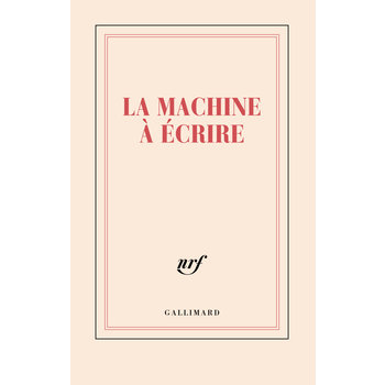 GALLIMARD Carnet Ligne "La Machine A Ecrire"