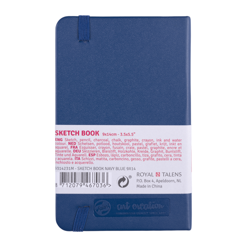 TALENSARTCREATION Sketchbook 9x14cm 140g 80 sheets Navy Blue