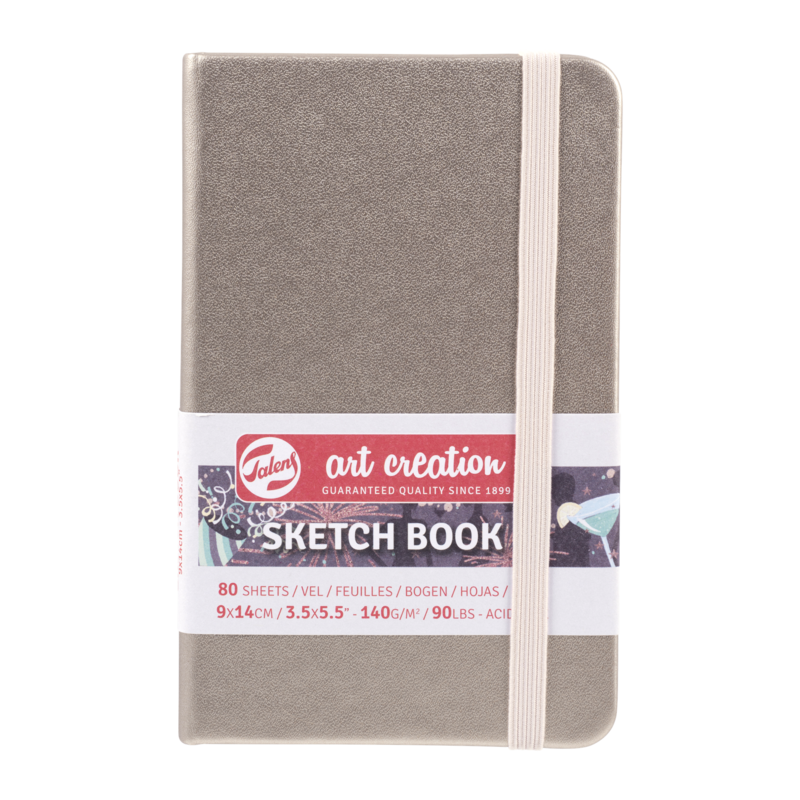 TALENSARTCREATION Sketchbook 9x14cm 140g 80 sheets Pink champagne