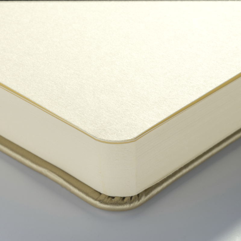 TALENSARTCREATION Sketchbook 13x21cm 140g 80 sheets Gold white