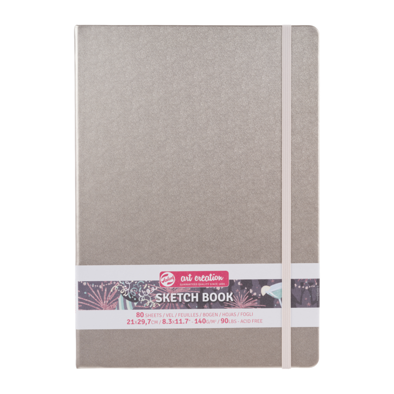 TALENSARTCREATION Cahier de Croquis Champagne Rosé  21 x 29.7 cm 140 g 80 Feuilles