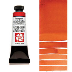 DANIEL SMITH Aquarelle 15ml Transparent Pyrrol Orange