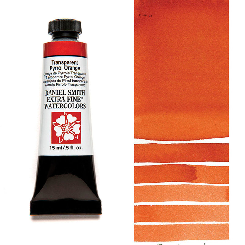 DANIEL SMITH Aquarelle 15ml Transparent Pyrrol Orange