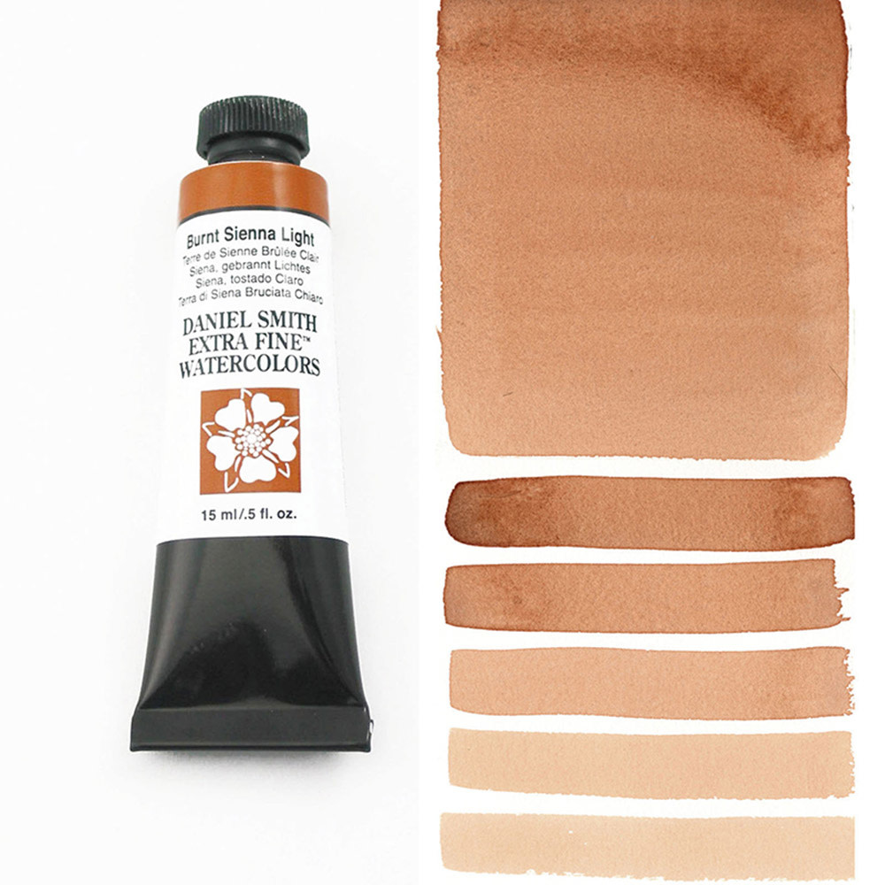 DANIEL SMITH Aquarelle 15ml Burnt Sienna Light