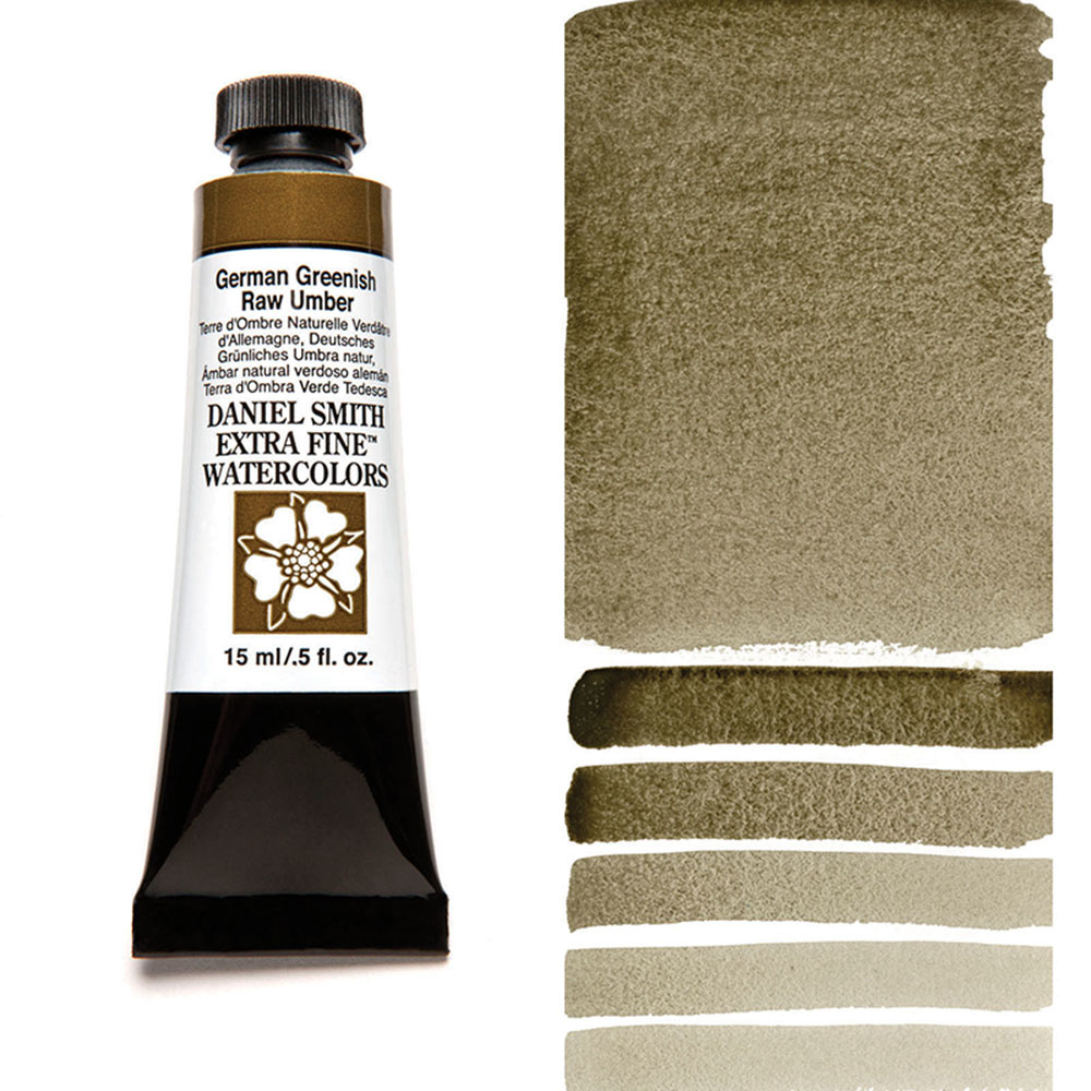 DANIEL SMITH Aquarelle 15ml German Greenish Raw Umber