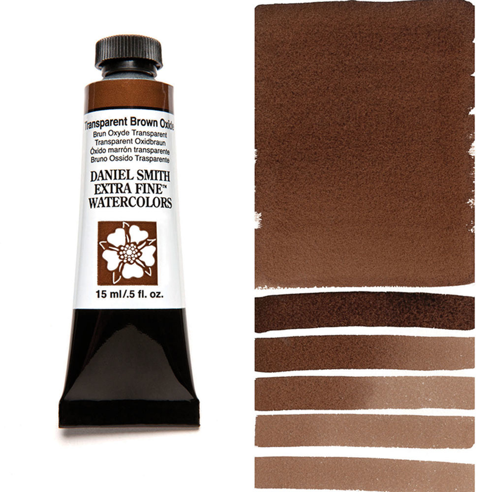 DANIEL SMITH Aquarelle 15ml Transparent Brown Oxide