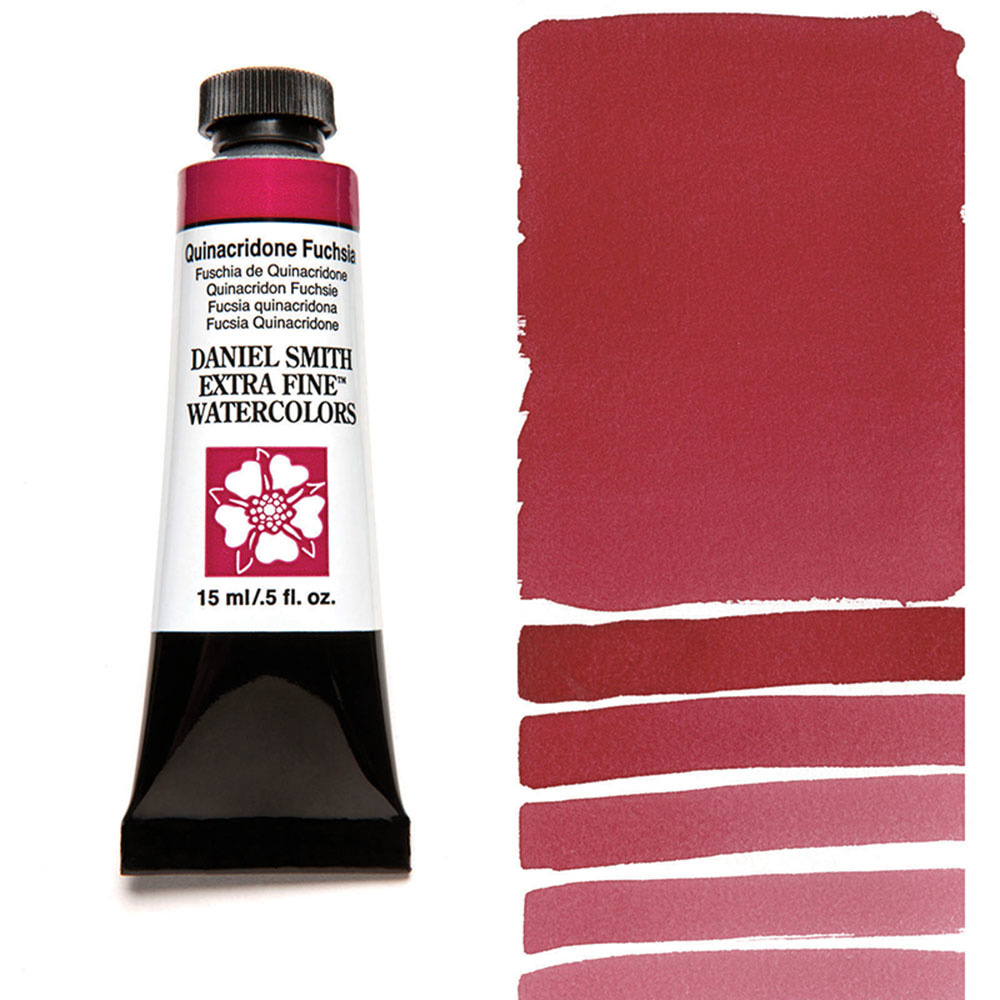 DANIEL SMITH Aquarelle 15ml Quinacridone Fuchsia