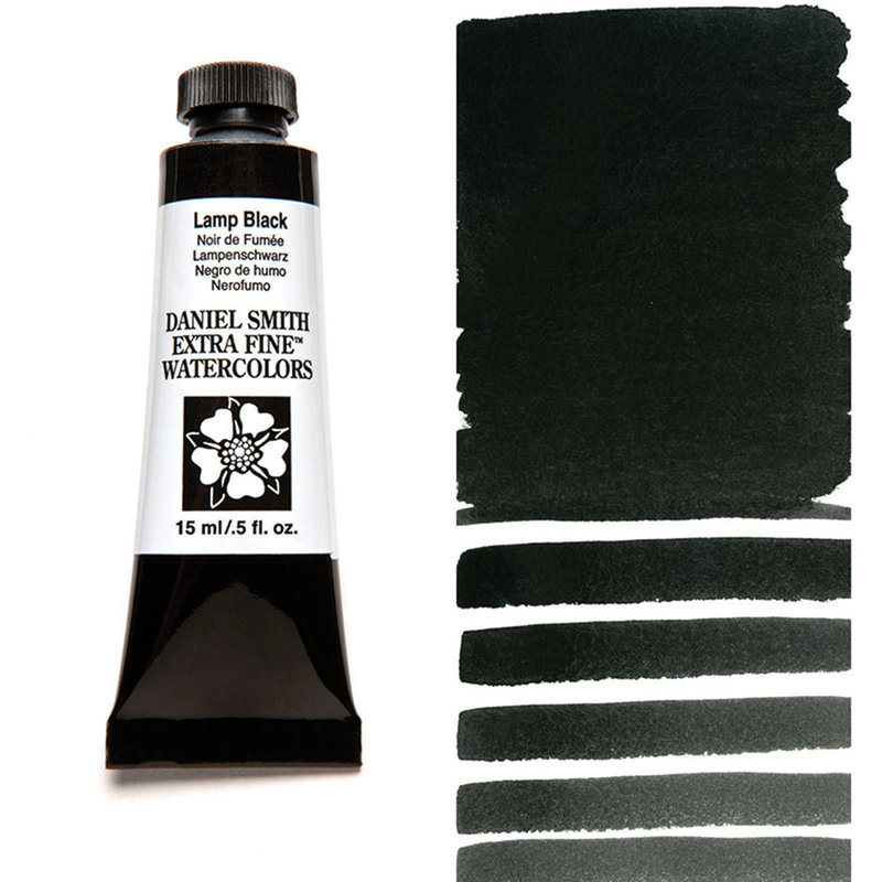 DANIEL SMITH Watercolour 15ml Lamp Black