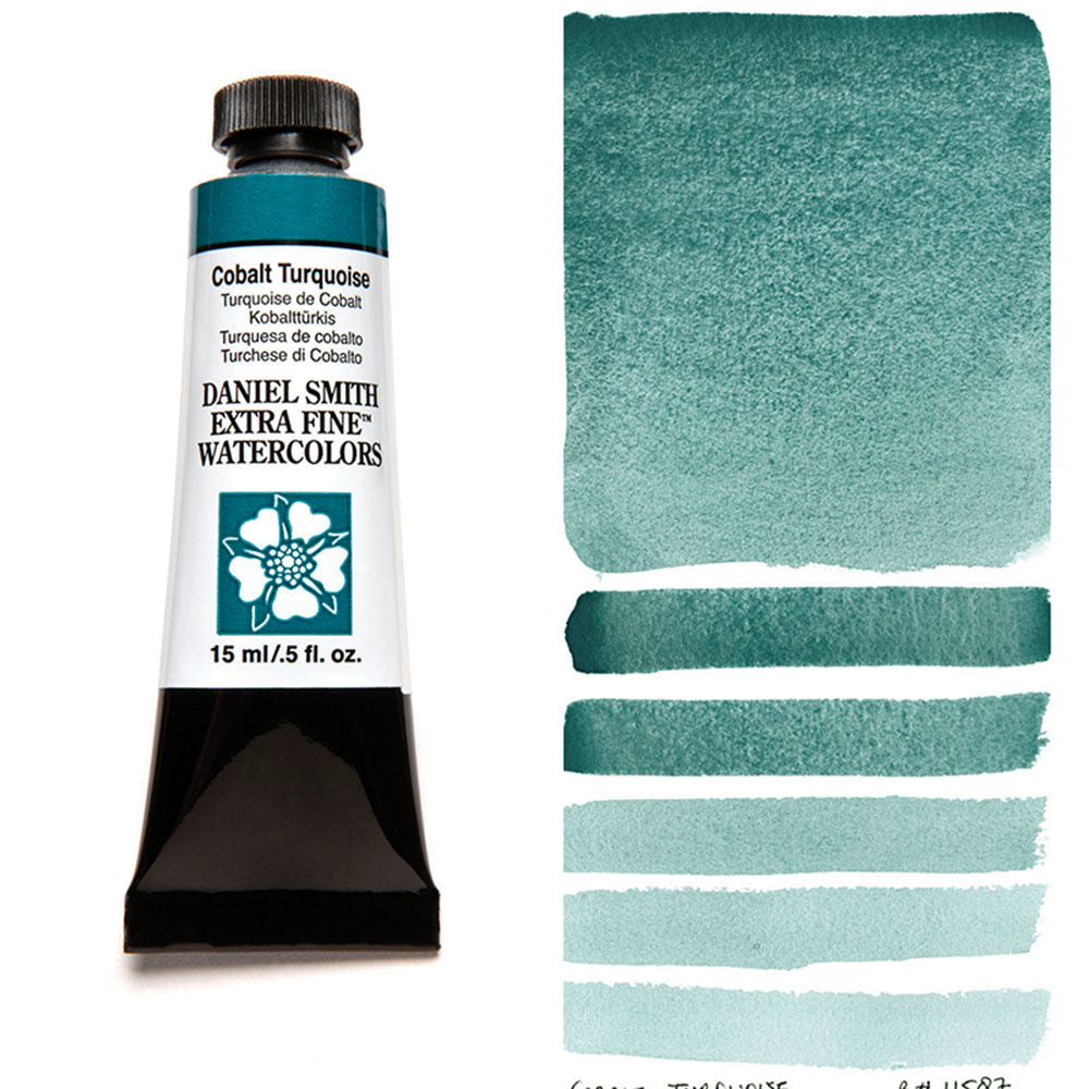 DANIEL SMITH Aquarelle 15ml Cobalt Turquoise