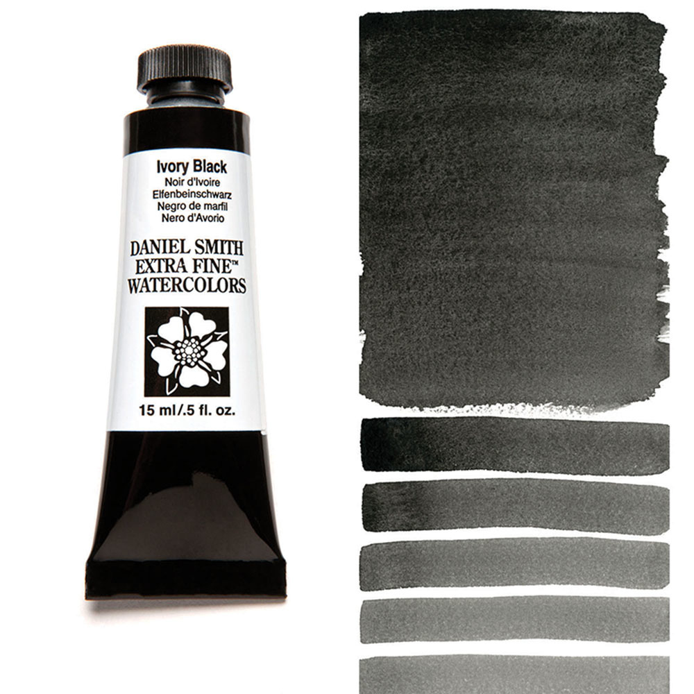 DANIEL SMITH Aquarelle 15ml Ivory Black