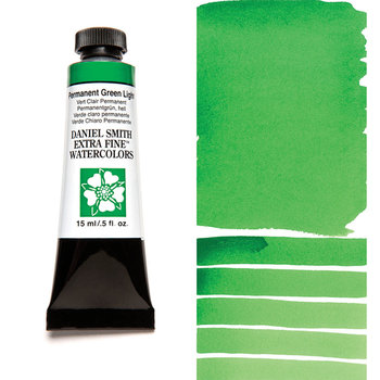 DANIEL SMITH Watercolor 15ml Permanent Green Light