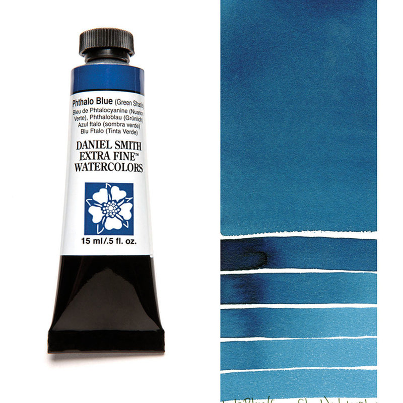 DANIEL SMITH Aquarelle 15ml Phthalo Blue (Green Shade)