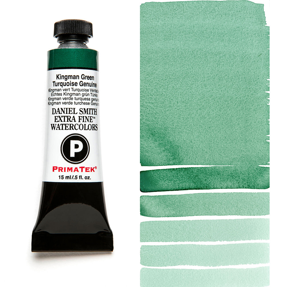 DANIEL SMITH Aquarelle 15ml Kingman Green Turquoise Genuine