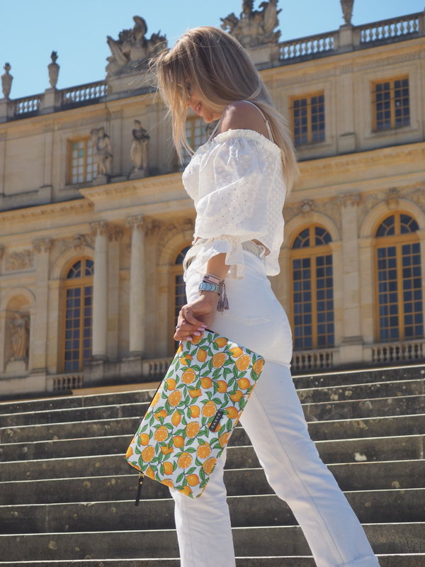 CASYX Pochette ordinateur 15' Retro Oranges