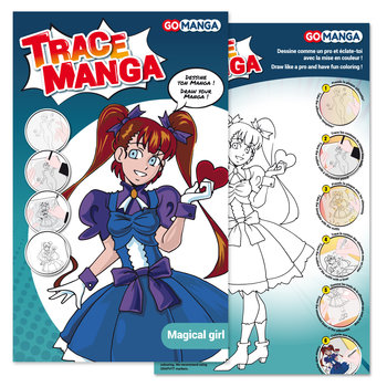 GO MANGA GO MANGA - Trace Manga "Magical girl"