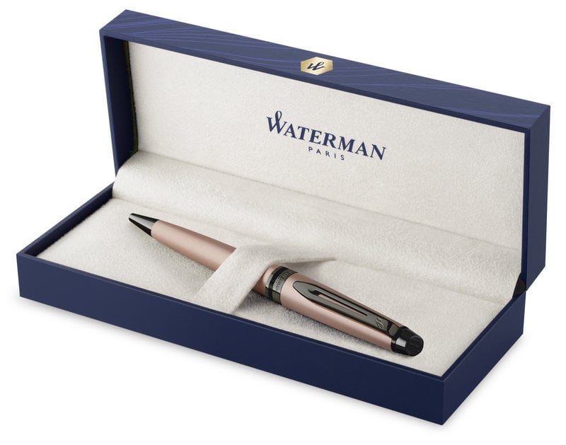 WATERMAN Expert Metallic Rosegold Rt Medium Ballpoint Pen