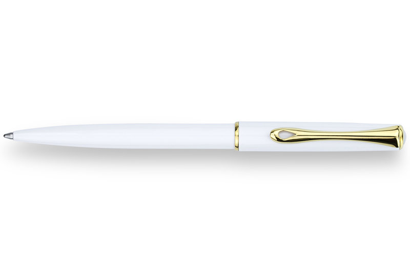 DIPLOMAT Traveller snowwhite gold ballpoint pen easyFLOW