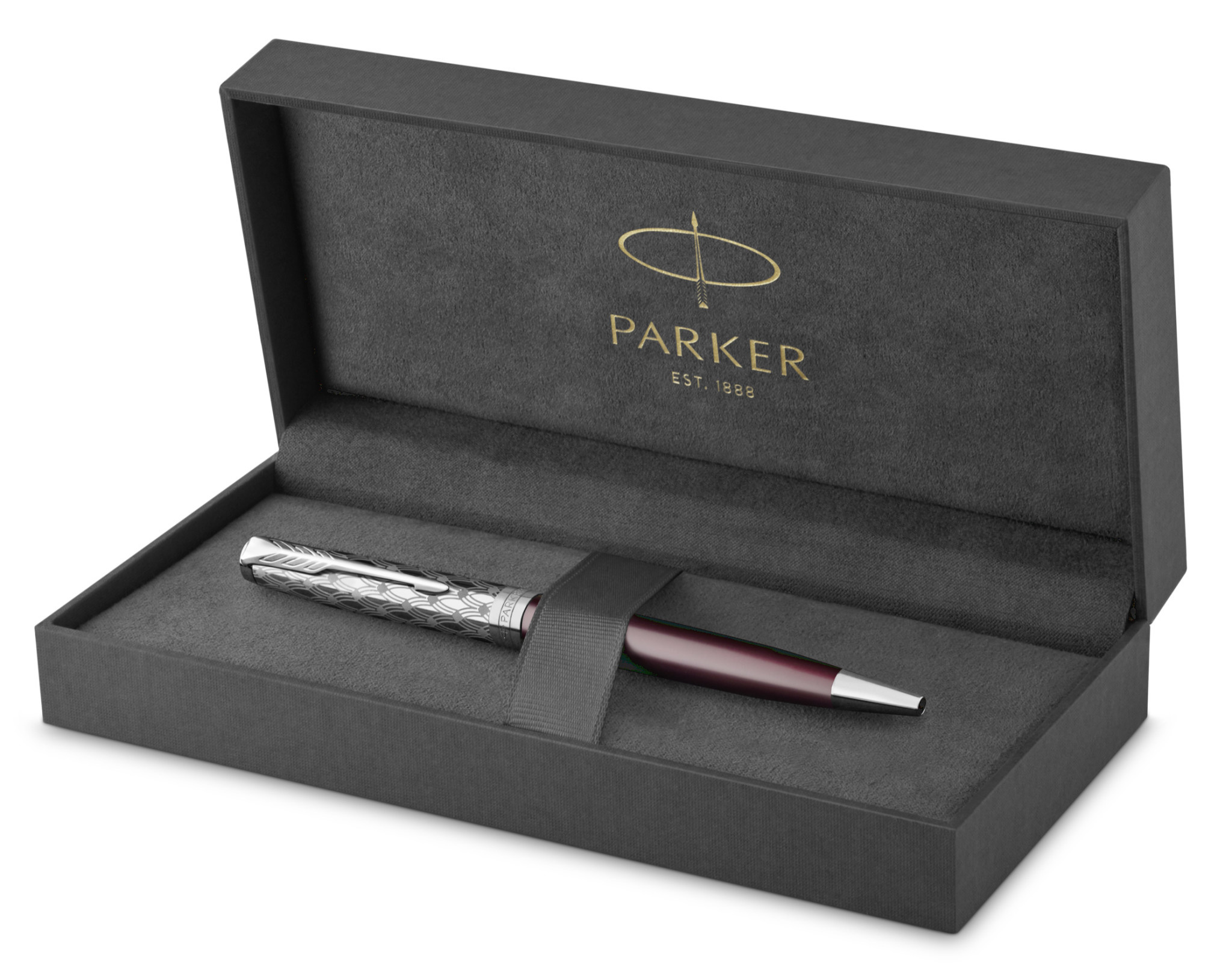 PARKER Stylo bille Sonnet Premium Ct M Métal Rouge