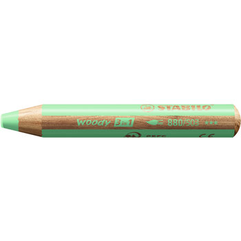 STABILO Crayon multi-talents STABILO woody 3in1 - vert pastel