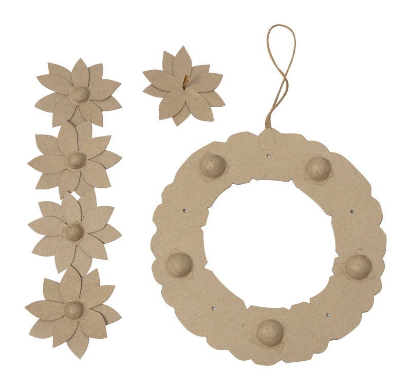 DECOPATCH Couronne de fleurs 2x29x29cm 2024