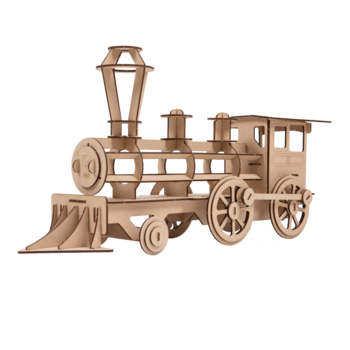 KELPI Locomotive en bois à construire 16x34cm