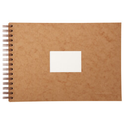 CLAIREFONTAINE Carnet de Voyage aquarelle spiralé A4 20F 300g havane