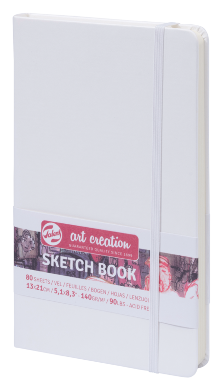 TALENSARTCREATION Sketchbook 13x21cm 140g 80 sheets White