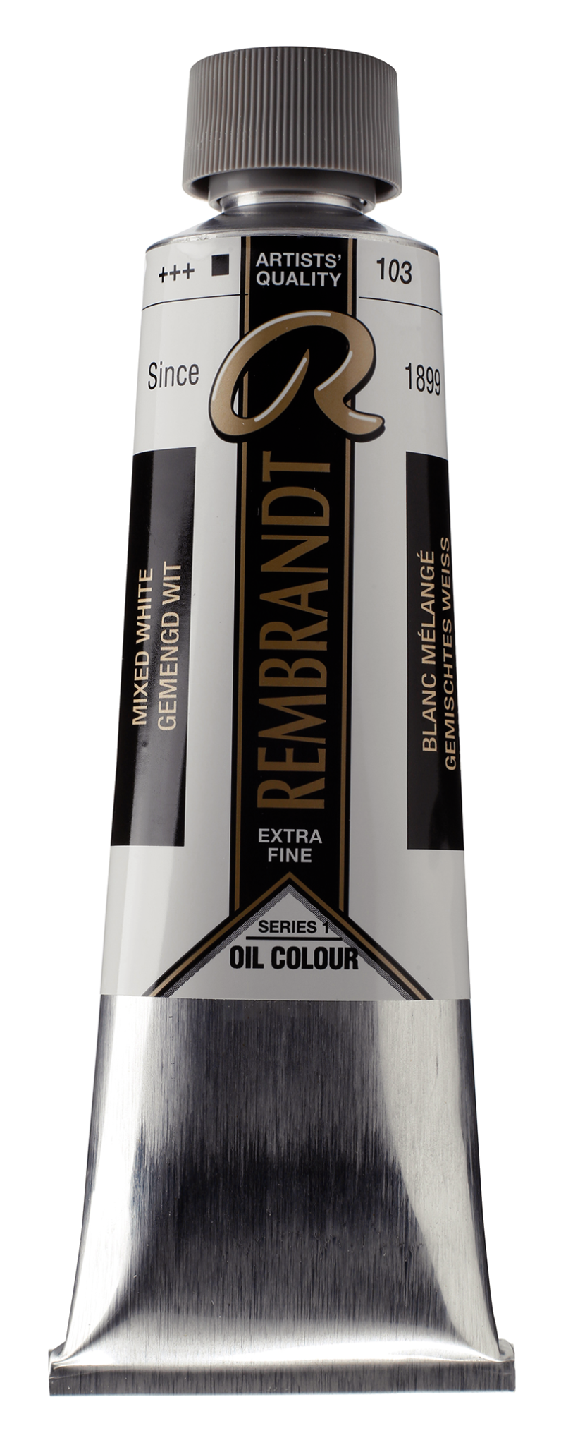 REMBRANDT Couleur à l'Huile Tube 150 ml Blanc Mélangé (L'Huile De Carthame) 103