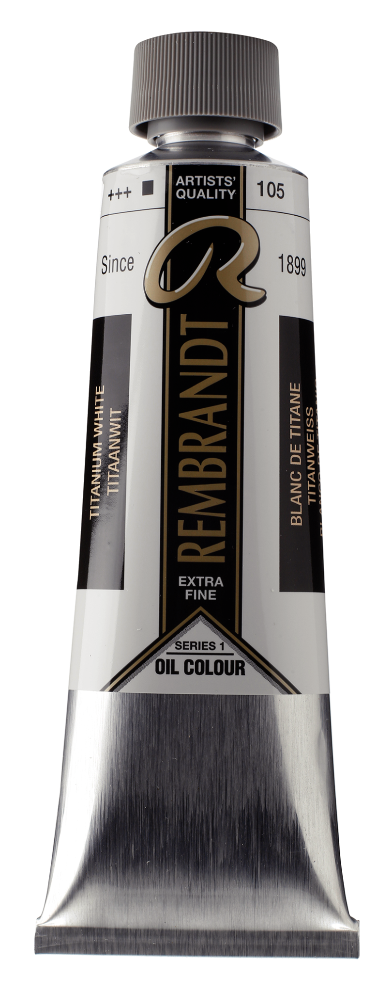 REMBRANDT Couleur à l'Huile Tube 150 ml Blanc De Titane (L'Huile De Carthame) 105